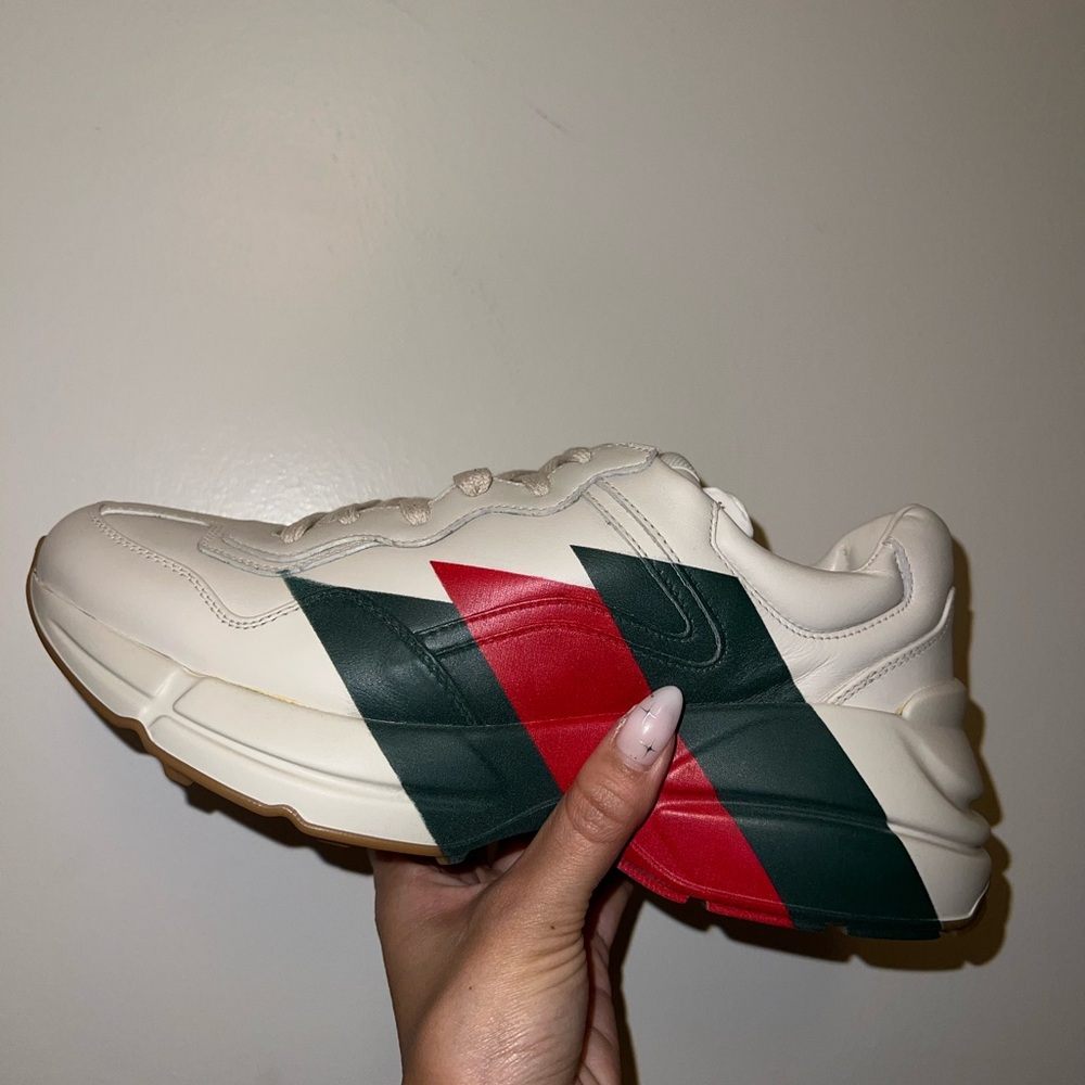 Gucci Apollo mystic white Leather Sneakers - Picture 11 of 14